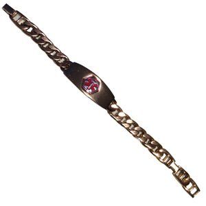 👗5/$25 - Gold Tone Medical Alert Bracelet for Diabetes